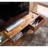 Stolik pod Tv wiszący INDIOS II 108 cm drewno sheesham*WOHNLING, GERMANY Best