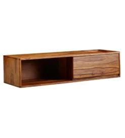 Stolik pod Tv wiszący INDIOS II 108 cm drewno sheesham*WOHNLING, GERMANY Best