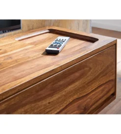 Stolik pod Tv wiszący INDIOS II 108 cm drewno sheesham*WOHNLING, GERMANY Best