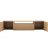 Stolik pod TV wiszący LOFT 160 cm beżowa naturalna*Invicta Interior Best