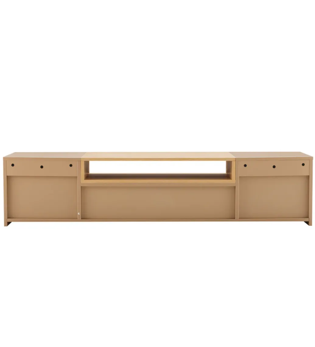 Stolik pod TV wiszący LOFT 160 cm beżowa naturalna*Invicta Interior Best