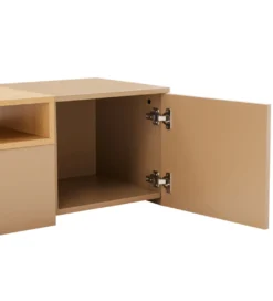 Stolik pod TV wiszący LOFT 160 cm beżowa naturalna*Invicta Interior Best