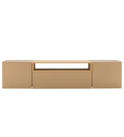 Stolik pod TV wiszący LOFT 160 cm beżowa naturalna*Invicta Interior Best