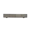 Stolik pod TV wiszący MOUNTAIN SOUL 200 cm drewno akacja czarny*Invicta Interior Online