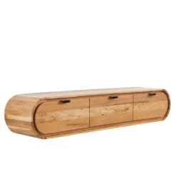 Stolik pod TV wiszący ORGANIC 160 cm drewno akacja*Invicta Interior - przedsprzedaż New