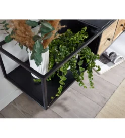 Stolik pod TV wiszący SANDINO 150 cm drewno mango*WOHNLING, GERMANY Sale