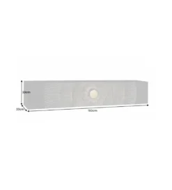 Stolik pod TV wiszący SWEET GOLDEN SUNSET 160 cm drewno mango*Invicta Interior New