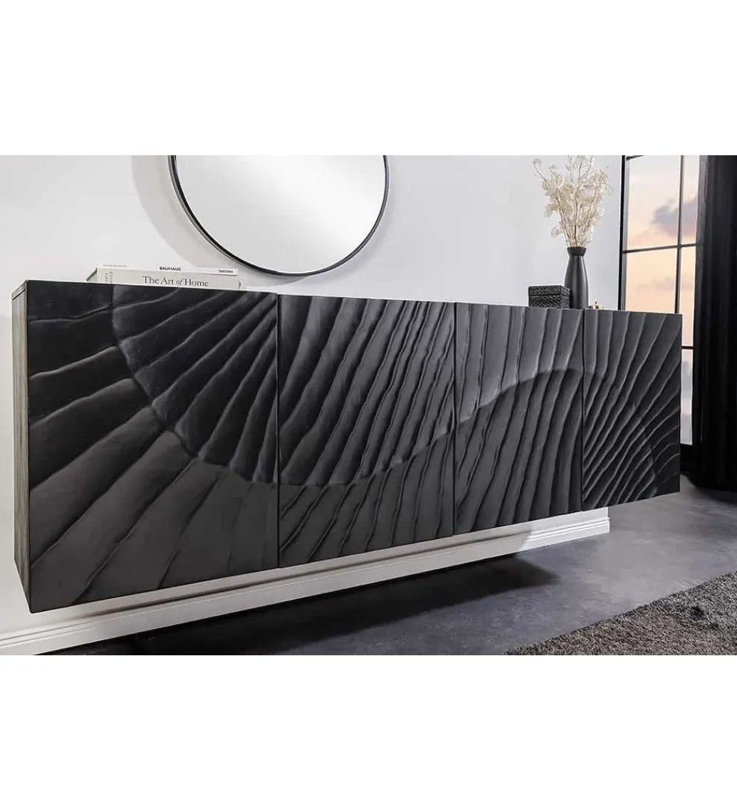 Stolik pod TV wiszący ZEUS Scorpion 177 cm drewno mango*Invicta Interior Online