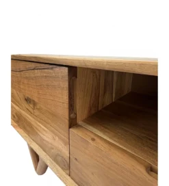 Stolik pod TV WOHNLING 160 cm drewno akacja*WOHNLING, GERMANY New