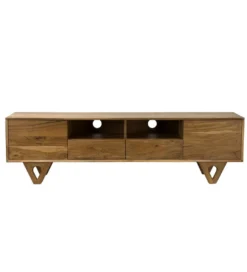 Stolik pod TV WOHNLING 160 cm drewno akacja*WOHNLING, GERMANY New