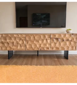 Stolik pod TV WOHNLING 160 cm drewno akacja*WOHNLING, GERMANY Online