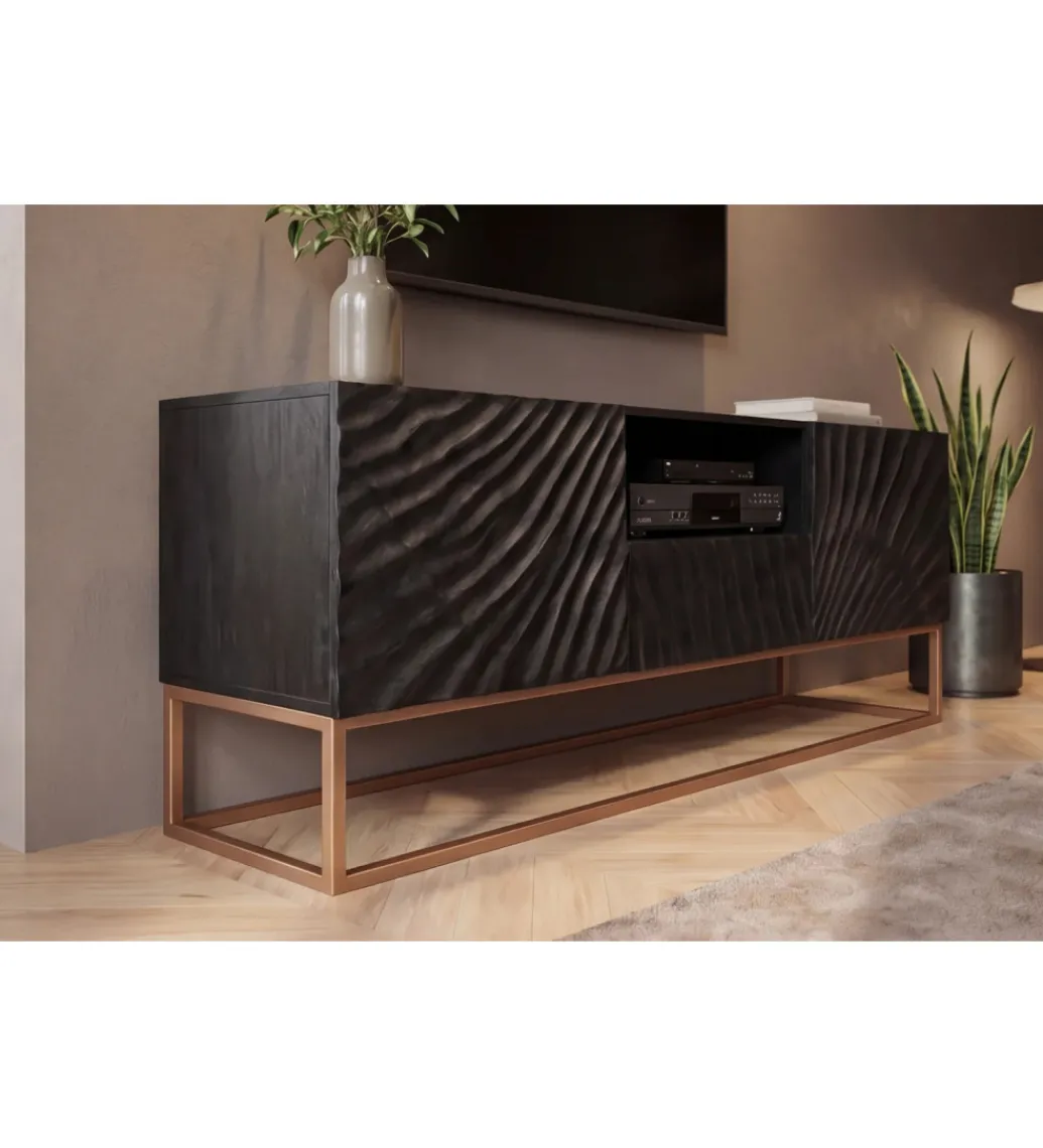 Stolik pod TV ZEUS Scorpion 160 cm drewno mango*Invicta Interior Sale