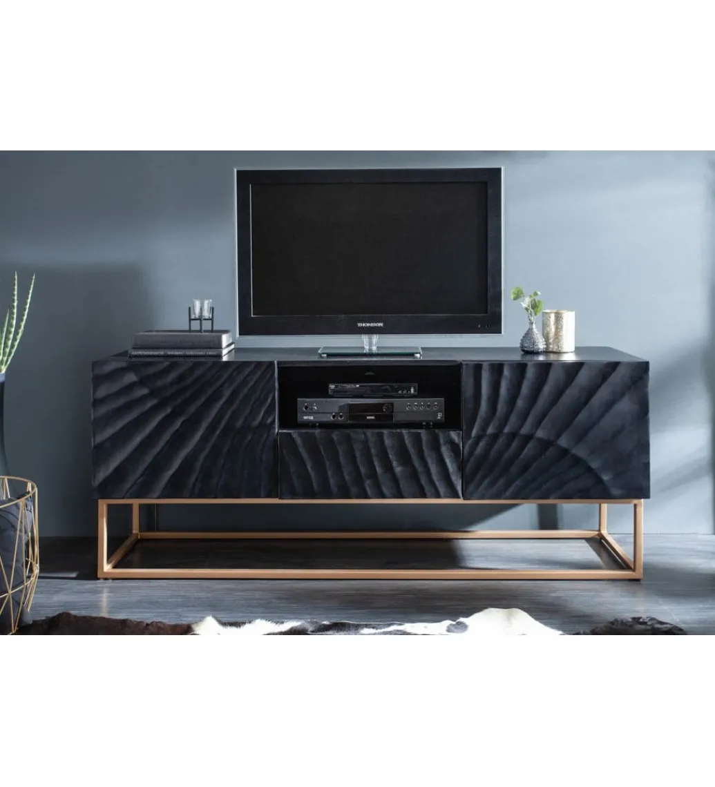 Stolik pod TV ZEUS Scorpion 160 cm drewno mango*Invicta Interior Sale