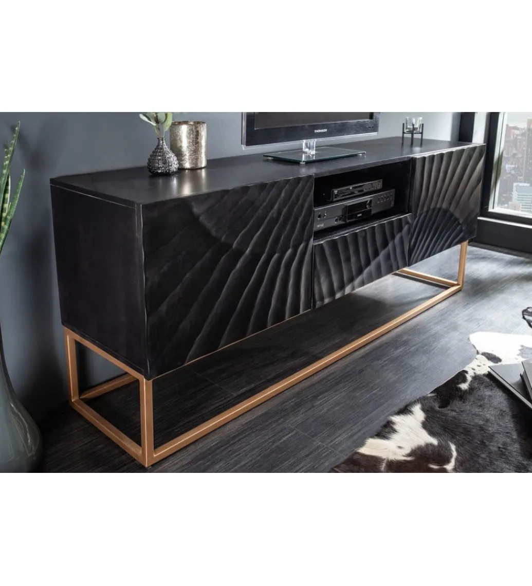Stolik pod TV ZEUS Scorpion 160 cm drewno mango*Invicta Interior Sale