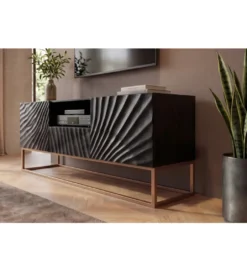 Stolik pod TV ZEUS Scorpion 160 cm drewno mango*Invicta Interior Sale