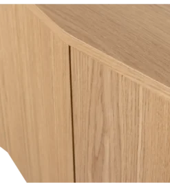 Stolik pod TV ZUMA 200 cm drewno dębu naturalna*WOOOD New