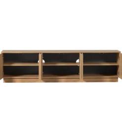 Stolik pod TV ZUMA 200 cm drewno dębu naturalna*WOOOD New