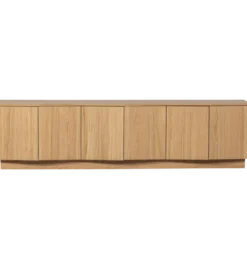Stolik pod TV ZUMA 200 cm drewno dębu naturalna*WOOOD New
