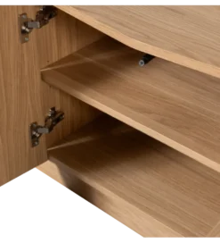 Stolik pod TV ZUMA 133 cm drewno dębu naturalna*WOOOD Clearance