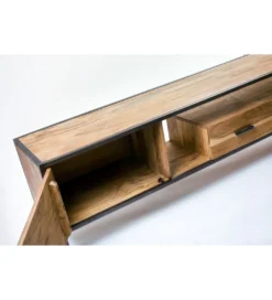 Stolik TV ARTAMA 175 cm drewno akacja*Invicta Interior Clearance
