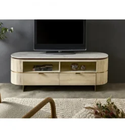 Stolik TV ATERIUM 145 cm drewno mango*Imeri Clearance