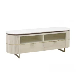Stolik TV ATERIUM 145 cm drewno mango*Imeri Clearance