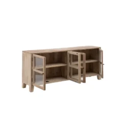 Stolik TV Witryna Iron Craft II160 cm drewno mango*Zona-Design Discount