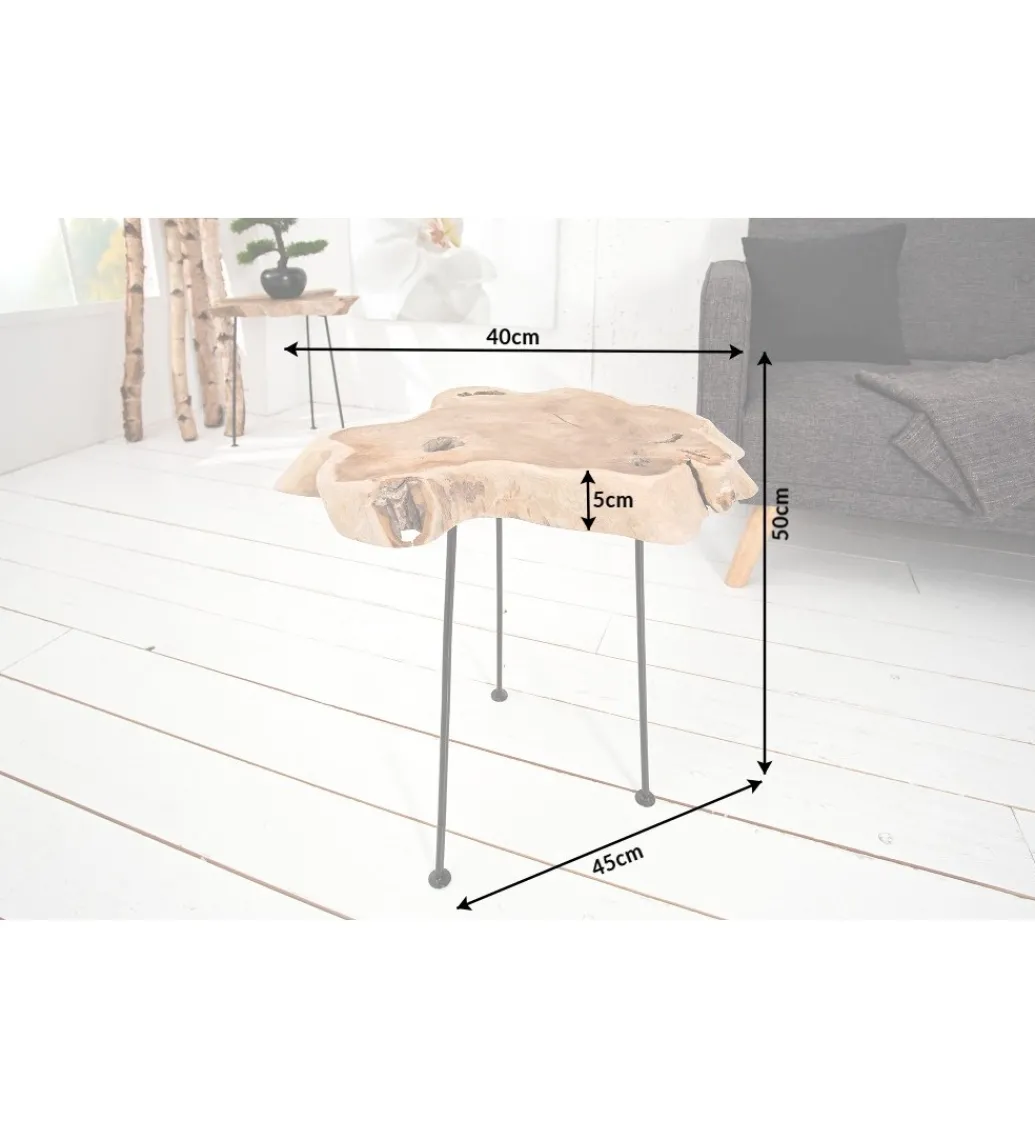 Stolik Wild drewno teak*Invicta Interior New