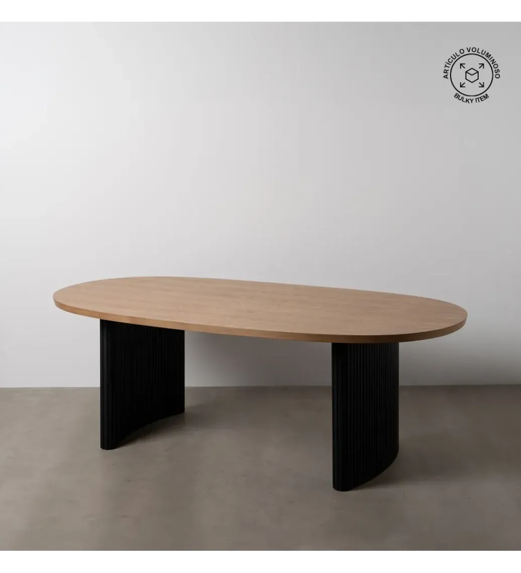 Stół ORLEANS 220 cm naturalny, czarny*Zona-Design Hot