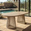 Stół OROTENA 180 cm naturalny biały*Zona-Design Best