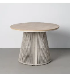 Stół OROTENA 100 cm naturalny biały*Zona-Design Outlet