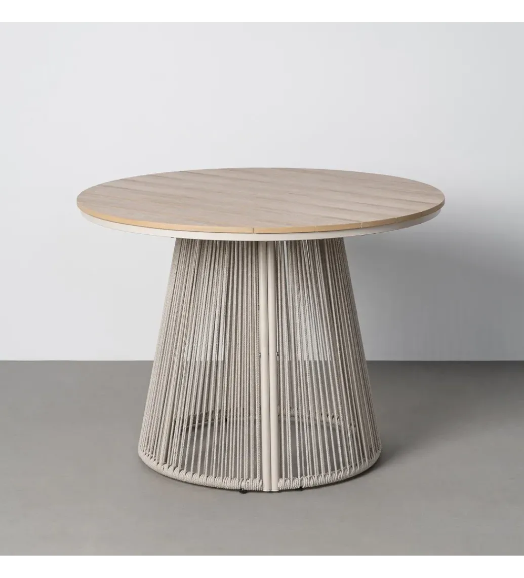 Stół OROTENA 100 cm naturalny biały*Zona-Design Outlet