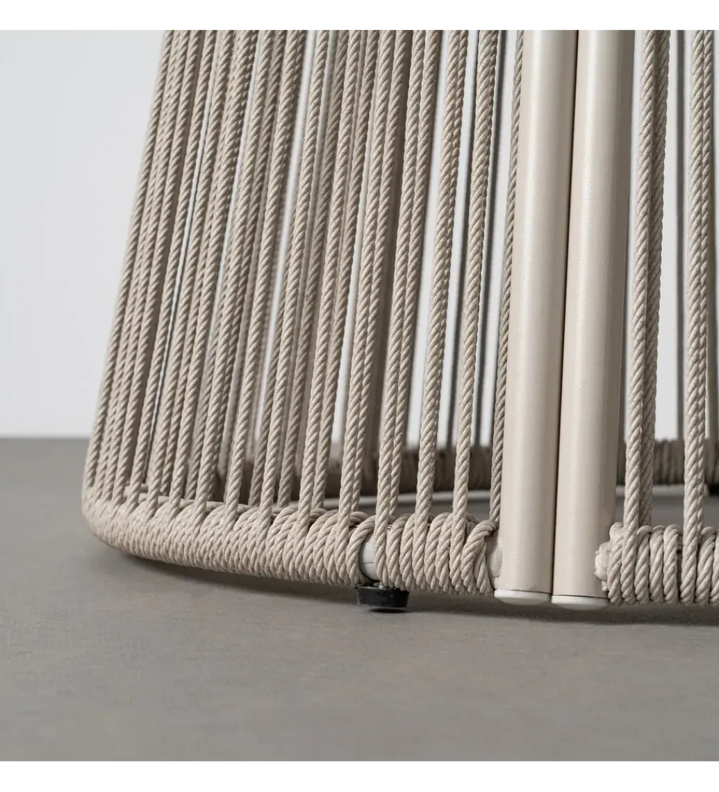Stół OROTENA 100 cm naturalny biały*Zona-Design Outlet