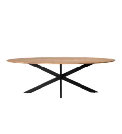 Stół owalny ACASIA 240 cm drewno akacja*LF-Design