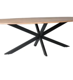 Stół owalny ACASIA 240 cm drewno akacja*LF-Design