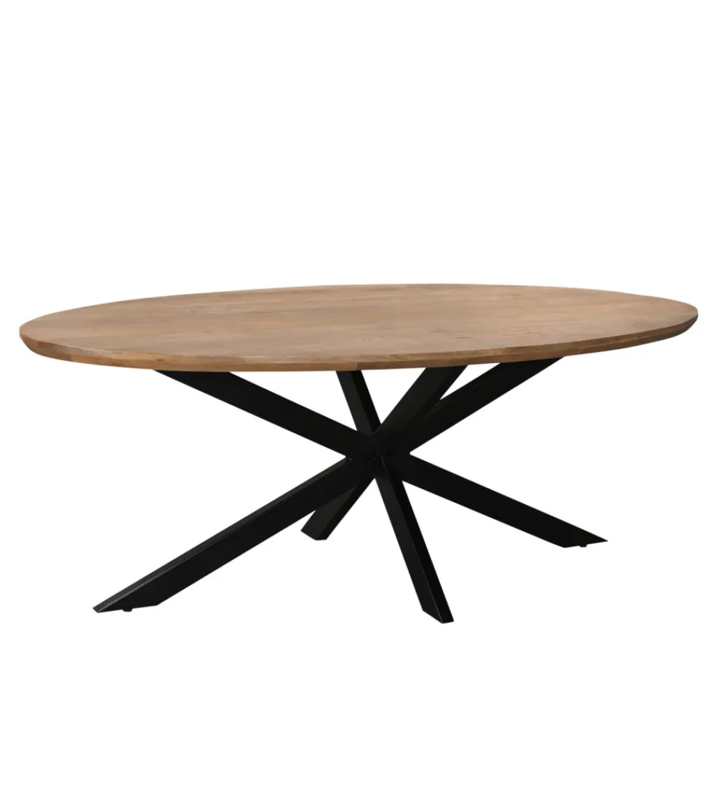 Stół owalny JESPER 210 cm drewno mango*LF-Design Clearance
