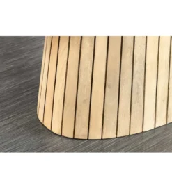 Stół owalny TOMES 220 cm drewno mango bielone*Invicta Interior