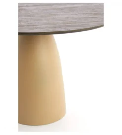 Stół PALMIRA 120 cm naturalny beżowy mat*L&L Outlet