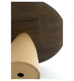 Stół PALMIRA 120 cm naturalny beżowy mat*L&L Outlet