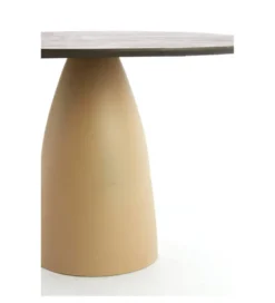 Stół PALMIRA 120 cm naturalny beżowy mat*L&L Outlet