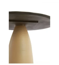 Stół PALMIRA 120 cm naturalny beżowy mat*L&L Outlet
