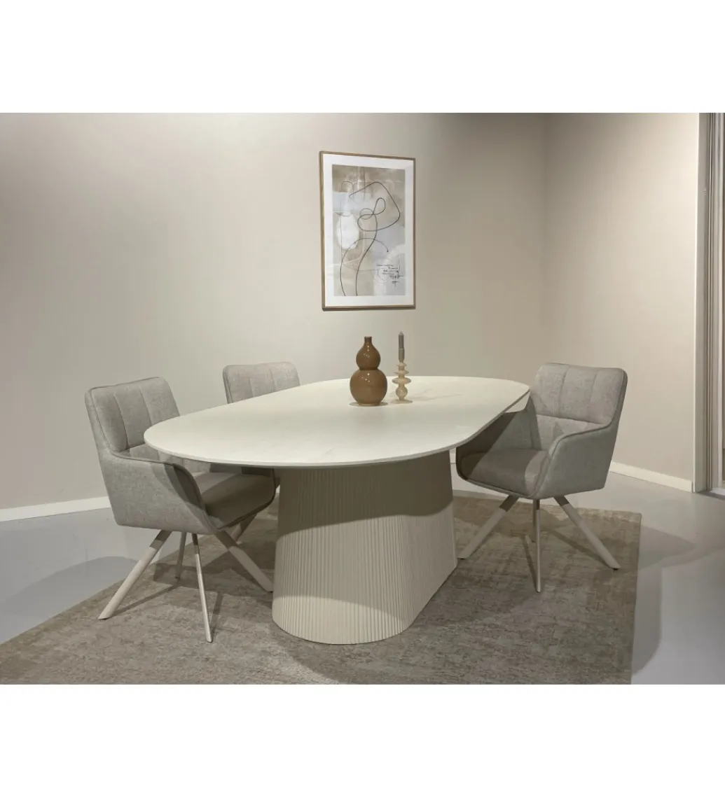 Stół PATO 230 cm drewno mango biała*LF-Design Discount