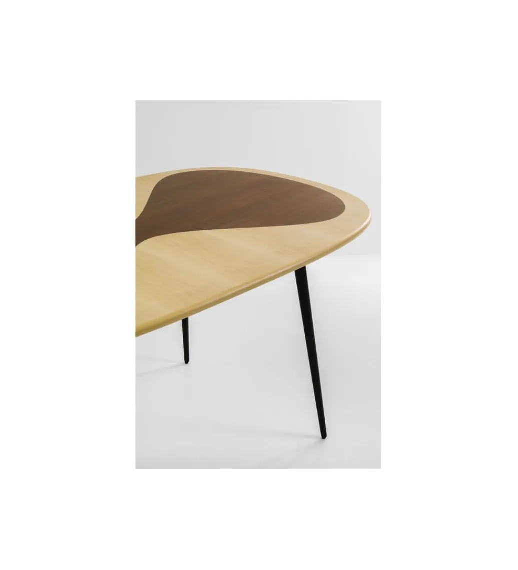 Stół PETAL 150 x 90 cm naturalny czarny*KARE Sale