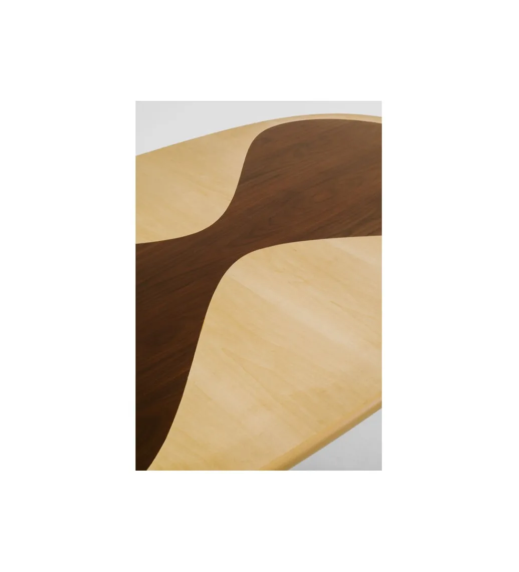 Stół PETAL 150 x 90 cm naturalny czarny*KARE Sale