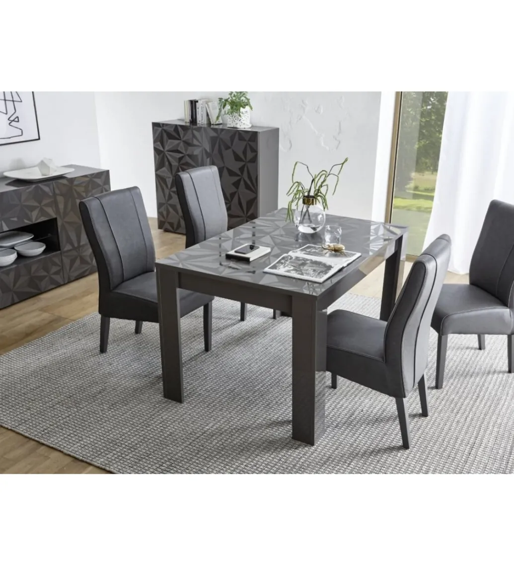 Stół PRISMA 137 Cm - 185 Cm antracytowy*MCA Linia Włoska Discount
