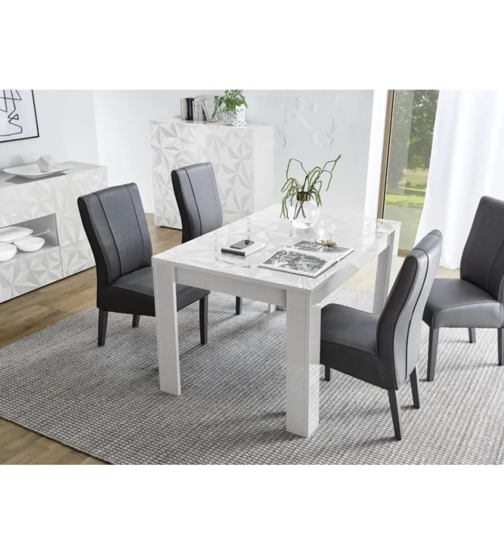 Stół PRISMA 137 Cm - 185 Cm Biały*MCA Linia Włoska Sale