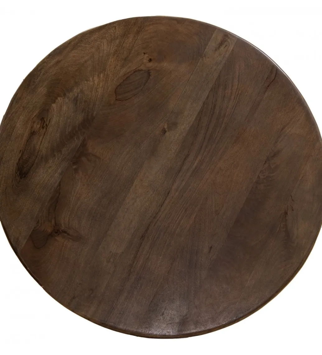 Stół RACTA 120 cm drewno mango brązowy*Exclusivas Best