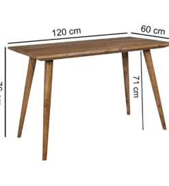 Stół REPA 120 cm drewno shesham*WOHNLING, GERMANY Sale