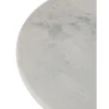 Stół ROUNDEGO 102 cm marmur biały*J-Line Outlet