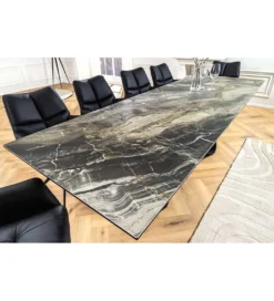 Stół rozkładany AMININ 180 cm - 260 cm ceramika w optyce marmuru*Invicta Interior Sale